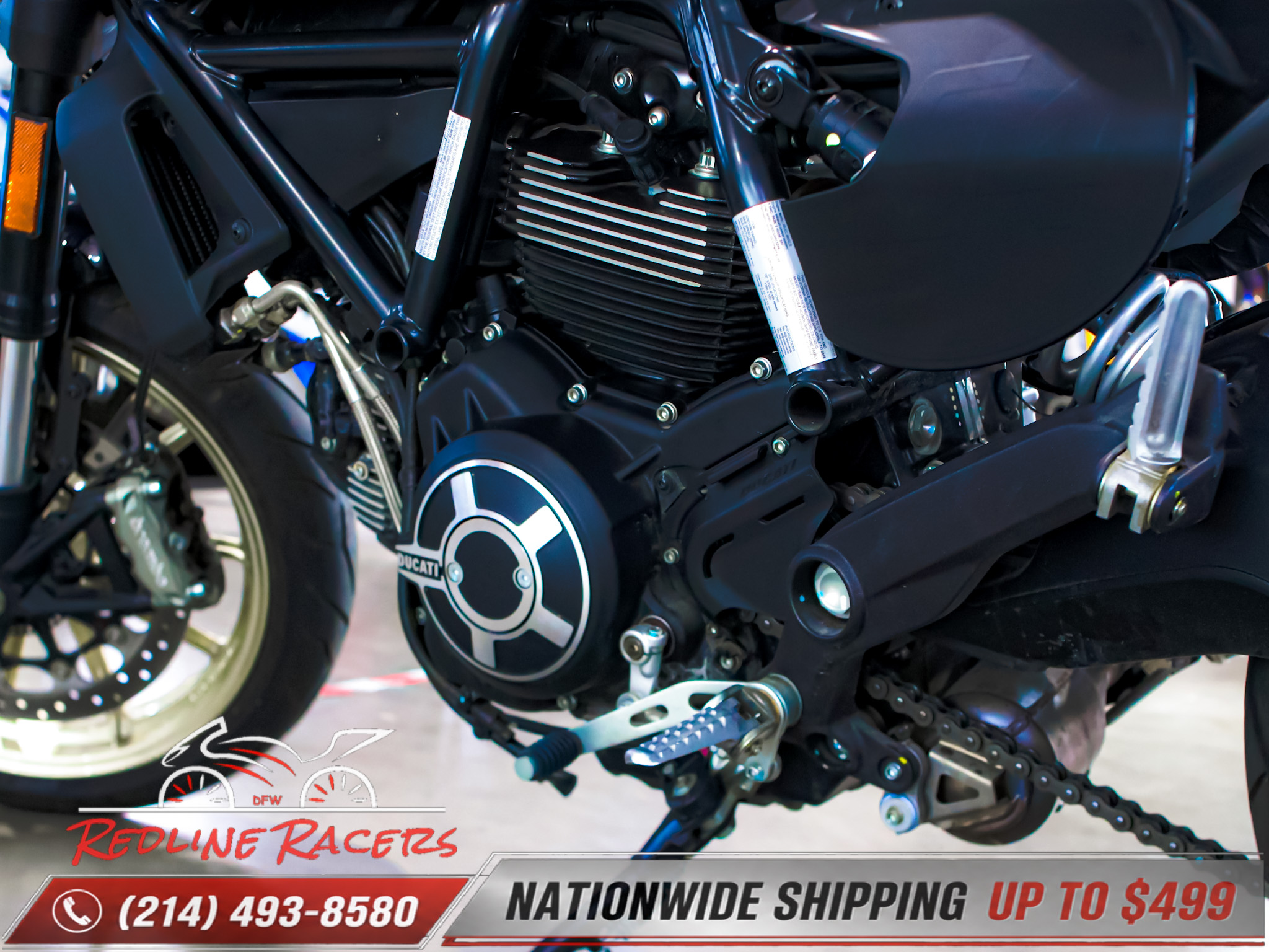 2018 DUCATI SCRAMBLER CAFE RACER - DFW Redline Racers